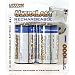 AGAIN AND AGAIN UL2D Rechargeable NiMH Batteries - 2 Pack