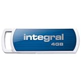Integral 360 - Lecteur flash USB - 4 Go - USB 2.0 - blanc, bleu