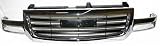 03-05 GMC SIERRA PICKUP DENALI GRILLE TRUCK, Chrome Painted-Black, 1500, 2500 Series (2003 03 2004 04 2005 05) G070105 15773419