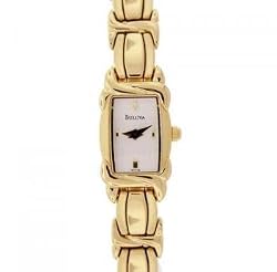 Bulova Ladies Gold Tone Watch 97T76