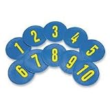 9 Numbered Poly Spots (Select Numbers) (SET)