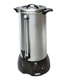 Brushed Stainless Steel 55 Cup Coffee Urn by Salton CU-55