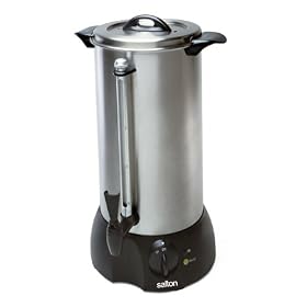 Brushed Stainless Steel 55 Cup Coffee Urn by Salton CU-55 by 