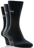 Black, Grey, Navy Cotton Socks by Pringle (3 Pairs)