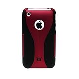CaseCrown iPhone 3G/3GS EXO Polycarbonate Slim-Fit Case (Red/Black)