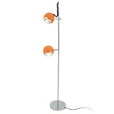 Lampe  Retro  Metall orange
