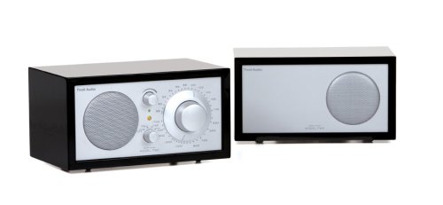 Tivoli Audio M2PIANO Platinum Series Model Two AM/FM Table Radio with Stereo Speaker (Piano Black/Silver)