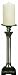 Eurofase 13669-010 Gemini Medium Candlestick, Antique Rust/Copper/Silver