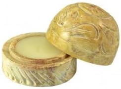 Natural Solid Perfume/Cologne in Soapstone : Warm Vanilla