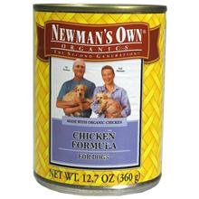 Newman's Own Canned Dog Food Chicken