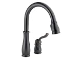 319N%2BuTnueL. SL160  Delta Faucet 978 RB DST Leland Single Handle Kitchen Faucet With Pull Down Spray and Diamond Seal Valve, Venetian Bronze