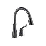 Delta Faucet 978-RB-DST Leland Single Handle Kitchen Faucet With Pull Down Spray and Diamond Seal Valve, Venetian Bronze