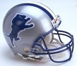 Detroit Lions 1983-2002 Throwback Pro Line Helmet - Football Sports Merchandise