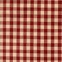 Tea Towel Small Check Red/Teadye (6 Pack)