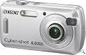 Sony DSC-S600 Digital Camera - Silver (6.0MP, 3 x Optical Zoom) 2.0" LCD