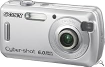 Sony DSC-S600 Digital Camera - Silver (6.0MP, 3 x Optical Zoom) 2.0" LCD