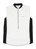 Ascent Two-Tone Men's Sleeveless Cycling Jersey Wht/Blk
