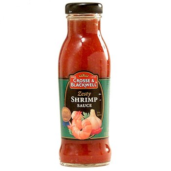 Crosse & Blackwell Zesty Shrimp Sauce: Three 12 oz bottles by Nestle - Crosse & Blackwell