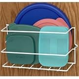 Plastic Lid Holder (White) (11.5W x 5.5H x 3.5D)