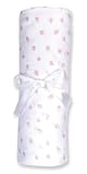 Trend Lab Knit Pastel Dot Crib Sheet in Pink