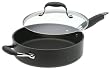 Anolon Advanced 10-Inch, 3-Quart Covered Saute with Helper Handle