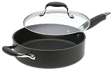 Anolon Advanced 10-Inch, 3-Quart Covered Saute with Helper Handle by Anolon