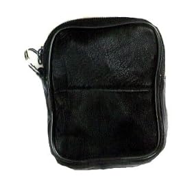 Black Leather Coin Purse