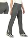 Women's Xixi Body Style Track Pants With Zip-Open Leg Insets