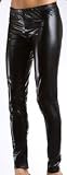 Footless Liquid Wet Look Shiny Metallic Stretch Leggings