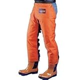 Elvex Safety ProChaps Chainsaw Chaps - 36 length, orange - full calf wrap, 1,000 denier outer shell - JE-9028 JE-9136