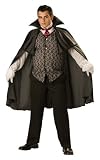 Midnight Vampire Big and Tall Halloween Costume