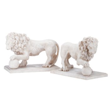 Cover image : Pair of Garden Lion Statues For Entry Way