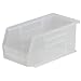 Akro-Mils 30230 Plastic Storage Stacking AkroBin, 11-Inch by 5-Inch by 5-Inch, Semi-Clear, Case of 12