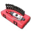 1/4" Drive 12 Point Metric Universal Impact Socket and Air Ratchet Kit