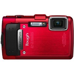Olympus Stylus TG-830 iHS Digital Camera with 5x Optical Zoom and 3-Inch LCD (Red)