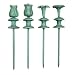 'Flower Bouquet' Cast Iron Garden Hose Guides - Set of Four