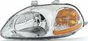 96-98 HONDA CIVIC HEADLIGHT LH (DRIVER SIDE), COMBO (1996 96 1997 97 1998 98) 20-3162-01 33151S01A01