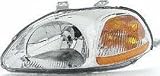 96-98 HONDA CIVIC HEADLIGHT LH (DRIVER SIDE), COMBO (1996 96 1997 97 1998 98) 20-3162-01 33151S01A01