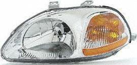 96 98 HONDA CIVIC HEADLIGHT LH COMBO (1996 96 1997 97 1998 98) 20 3162 01 33151S01A01