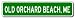OLD ORCHARD BEACH, MAINE City Limit Sign - Aluminum - 6 x 24 inches