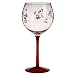 Pfaltzgraff Winterberry Etched Glass Goblets, Set of 4