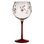 Pfaltzgraff Winterberry Etched Glass Goblets, Set of 4