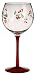 Pfaltzgraff Winterberry Etched Glass Goblets, Set of 4