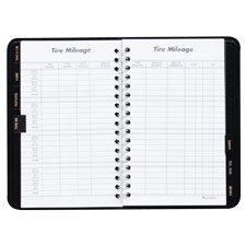 Auto Record Book, 3 3 4 x 6 1 8, Black, AAG8013505 by At-A-Glance