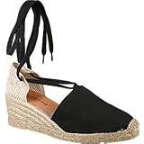 Andre Assous Holiday Black Espadrille (02-554) at Andre Assous