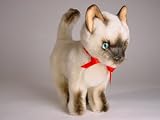 Siamese Kitten, Standing - Lifelike Plush|One Size - 12 inches