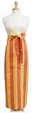 Domestique Linen Bistro Apron, Moutarde/Spice Stripe