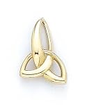 14k Polished Celtic Slide - JewelryWeb
