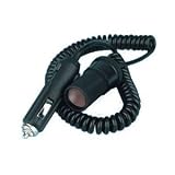 12V Car Curly Cord Cigar Lighter Power Extension Lead 2 Metre Max Length