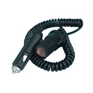 12V Car Curly Cord Cigar Lighter Power Extension Lead 2 Metre Max Length